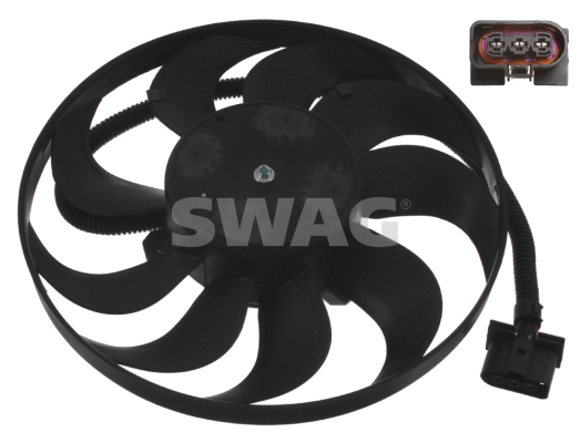 Fan, engine cooling (99 91 4744)