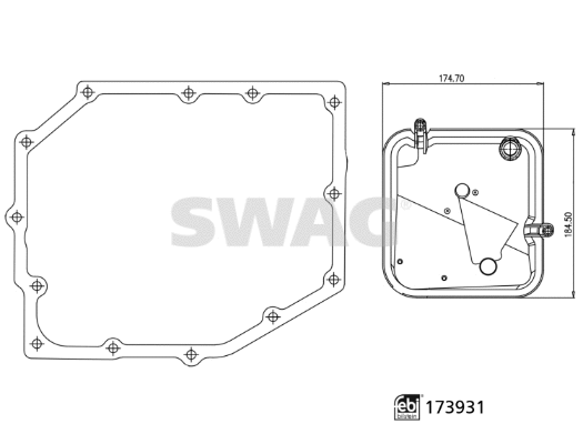 Hydraulic Filter Kit, automatic transmission
