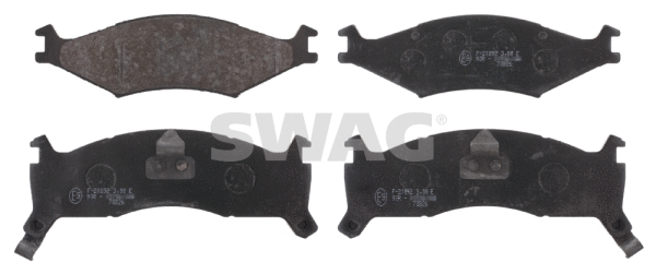 Brake Pad Set, disc brake (91 91 6558)