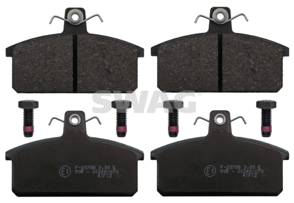 Brake Pad Set, disc brake (72 11 6100)