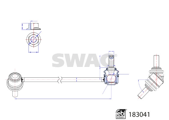 Link/Coupling Rod, stabiliser bar (33 10 8801)