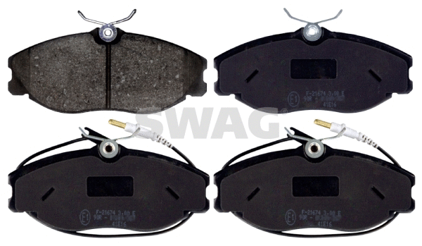 Brake Pad Set, disc brake (62 11 6166)