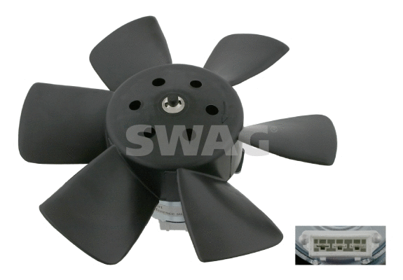 Fan, engine cooling (30 90 6990)