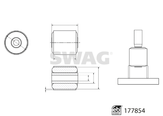 Mounting, wheel bearing housing