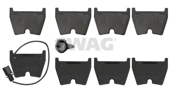 Brake Pad Set, disc brake (30 11 6024)