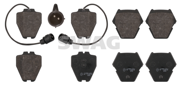 Brake Pad Set, disc brake (32 91 6763)