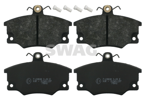 Brake Pad Set, disc brake (70 91 6079)
