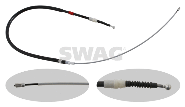 Cable Pull, parking brake (30 93 0727)