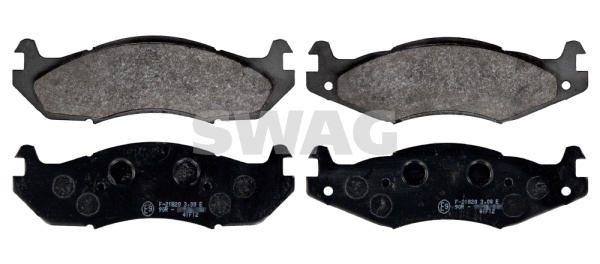 Brake Pad Set, disc brake (60 11 6196)