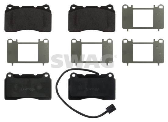 Brake Pad Set, disc brake (74 91 6848)