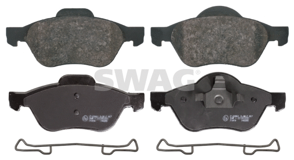 Brake Pad Set, disc brake (60 91 6672)
