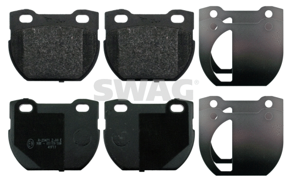Brake Pad Set, disc brake (22 11 6115)