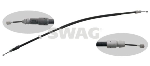 Cable Pull, parking brake (10 93 4908)
