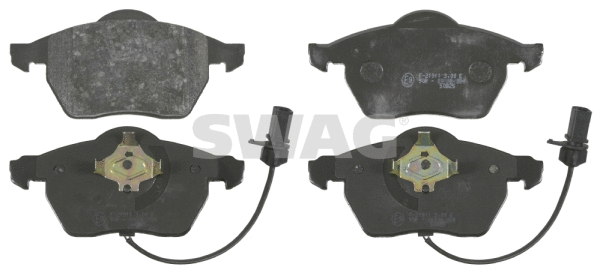 Brake Pad Set, disc brake (30 91 6448)