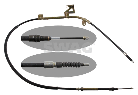 Cable Pull, parking brake (30 93 2463)