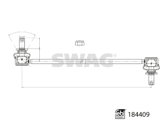 Link/Coupling Rod, stabiliser bar (33 11 0082)