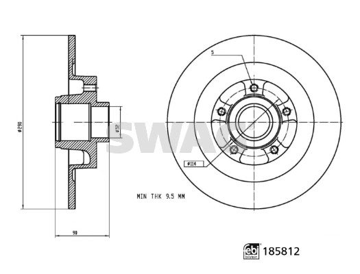 Brake Disc (33 11 0091)