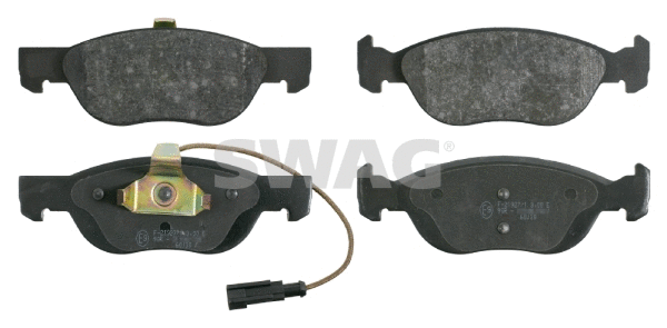 Brake Pad Set, disc brake (70 91 6091)