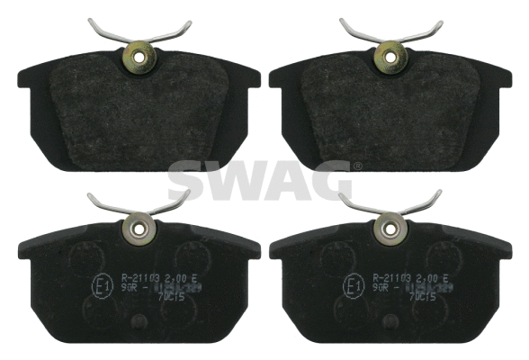 Brake Pad Set, disc brake (70 91 6171)