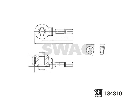 Link/Coupling Rod, stabiliser bar (33 10 9580)