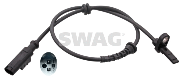 Sensor, wheel speed (40 10 0988)