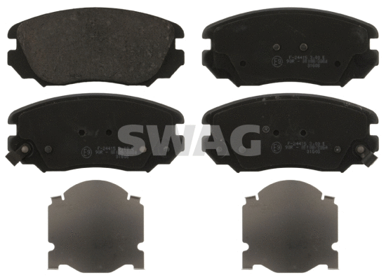 Brake Pad Set, disc brake (40 91 6895)