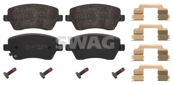 Brake Pad Set, disc brake (84 91 6649)