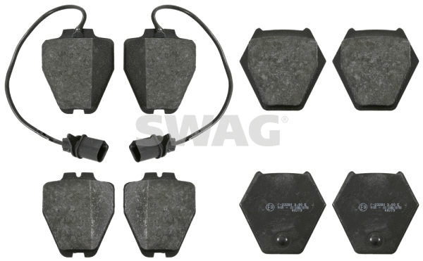 Brake Pad Set, disc brake (30 91 6456)