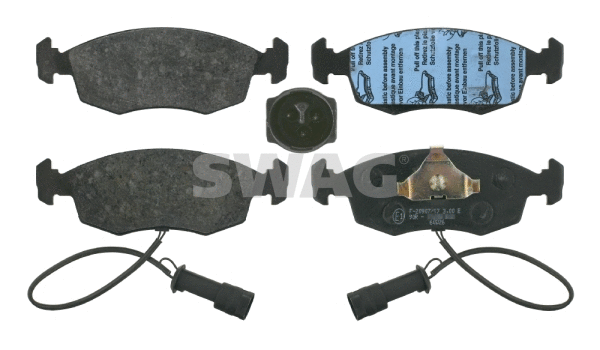 Brake Pad Set, disc brake (50 91 6022)