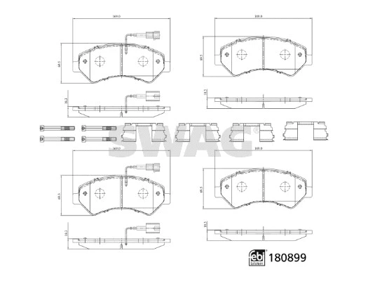 Brake Pad Set, disc brake (33 10 7998)