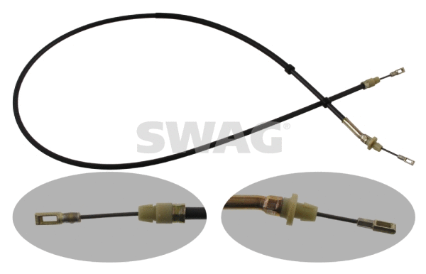 Cable Pull, parking brake (10 93 4395)