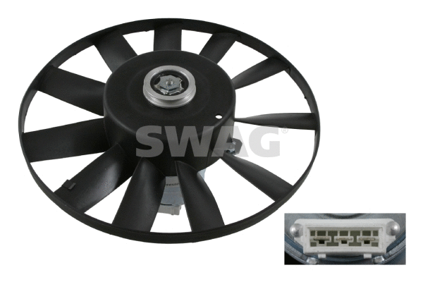 Fan, engine cooling (30 90 9809)