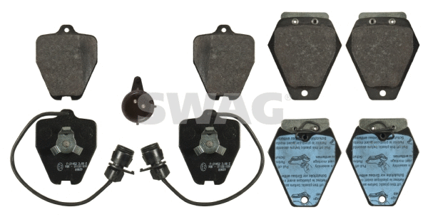 Brake Pad Set, disc brake (32 91 6762)