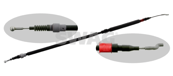 Cable Pull, parking brake (30 92 7383)