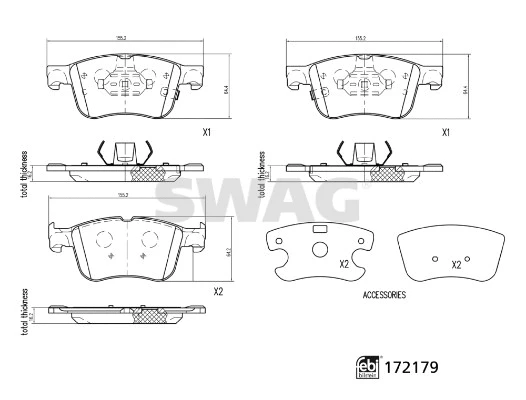Brake Pad Set, disc brake