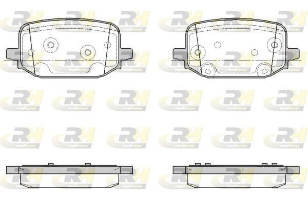 Brake Pad Set, disc brake (21934.00)