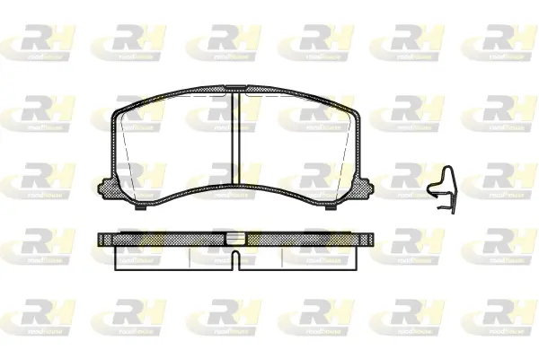 Brake Pad Set, disc brake (2595.02)