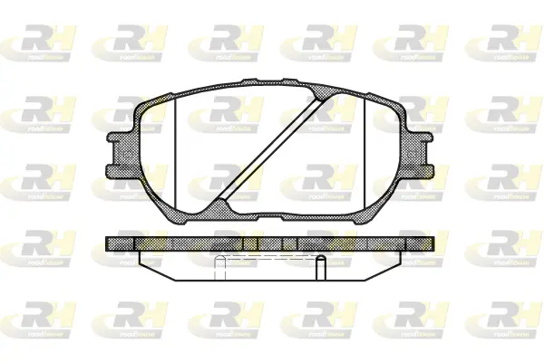 Brake Pad Set, disc brake (2884.00)