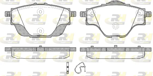 Brake Pad Set, disc brake (21557.00)