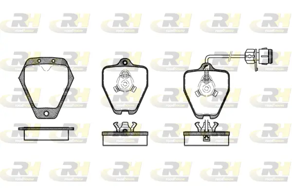 Brake Pad Set, disc brake (2508.12)