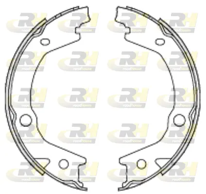 Brake Shoe, parking brake (4697.00)