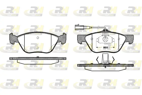 Brake Pad Set, disc brake (2589.32)