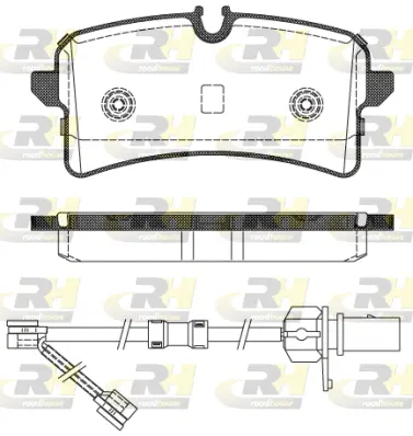 Brake Pad Set, disc brake (21505.02)