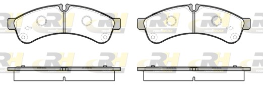 Brake Pad Set, disc brake (21339.00)