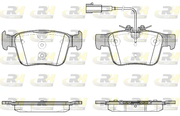 Brake Pad Set, disc brake (21722.02)