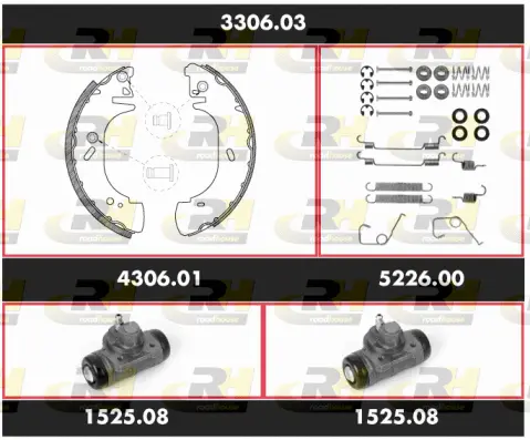 Brake Kit, drum brake (3306.03)