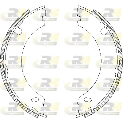 Brake Shoe, parking brake (4696.00)