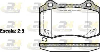 Brake Pad Set, disc brake (2434.54)