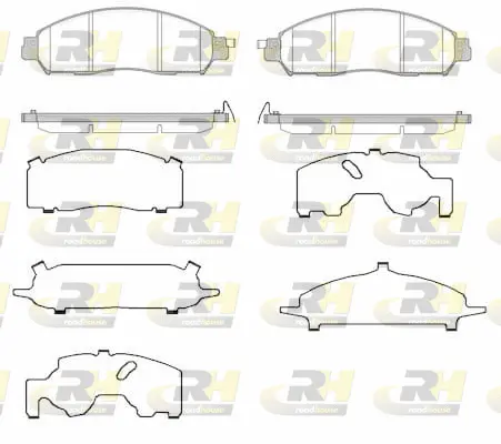 Brake Pad Set, disc brake (21612.24)