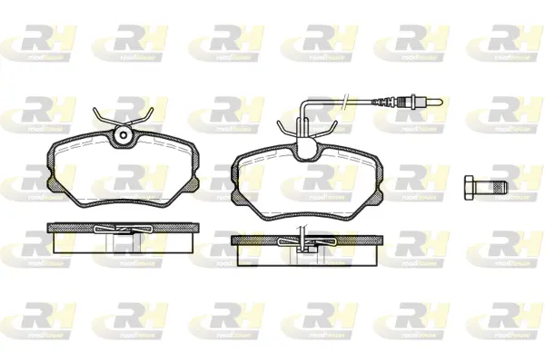 Brake Pad Set, disc brake (2262.02)